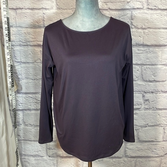 J. Jill Fit Crossover Back Tee Shirt - Picture 1 of 6